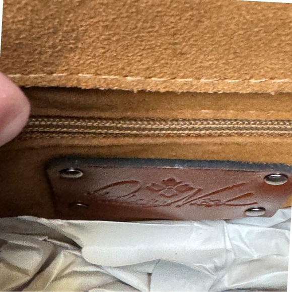 Patricia Nash VEOLIA Pearl Handle Turquoise Leather Crossbody - Picture 7 of 10